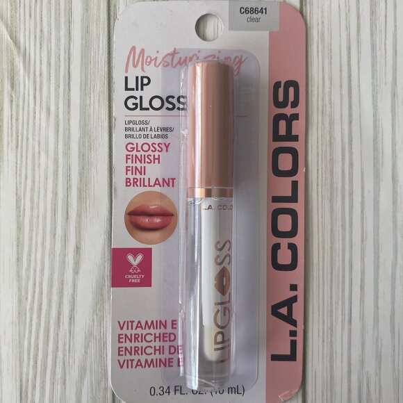 5/$10 L.A. COLORS Glossy Finish Lip Gloss "CLEAR" - Picture 1 of 2